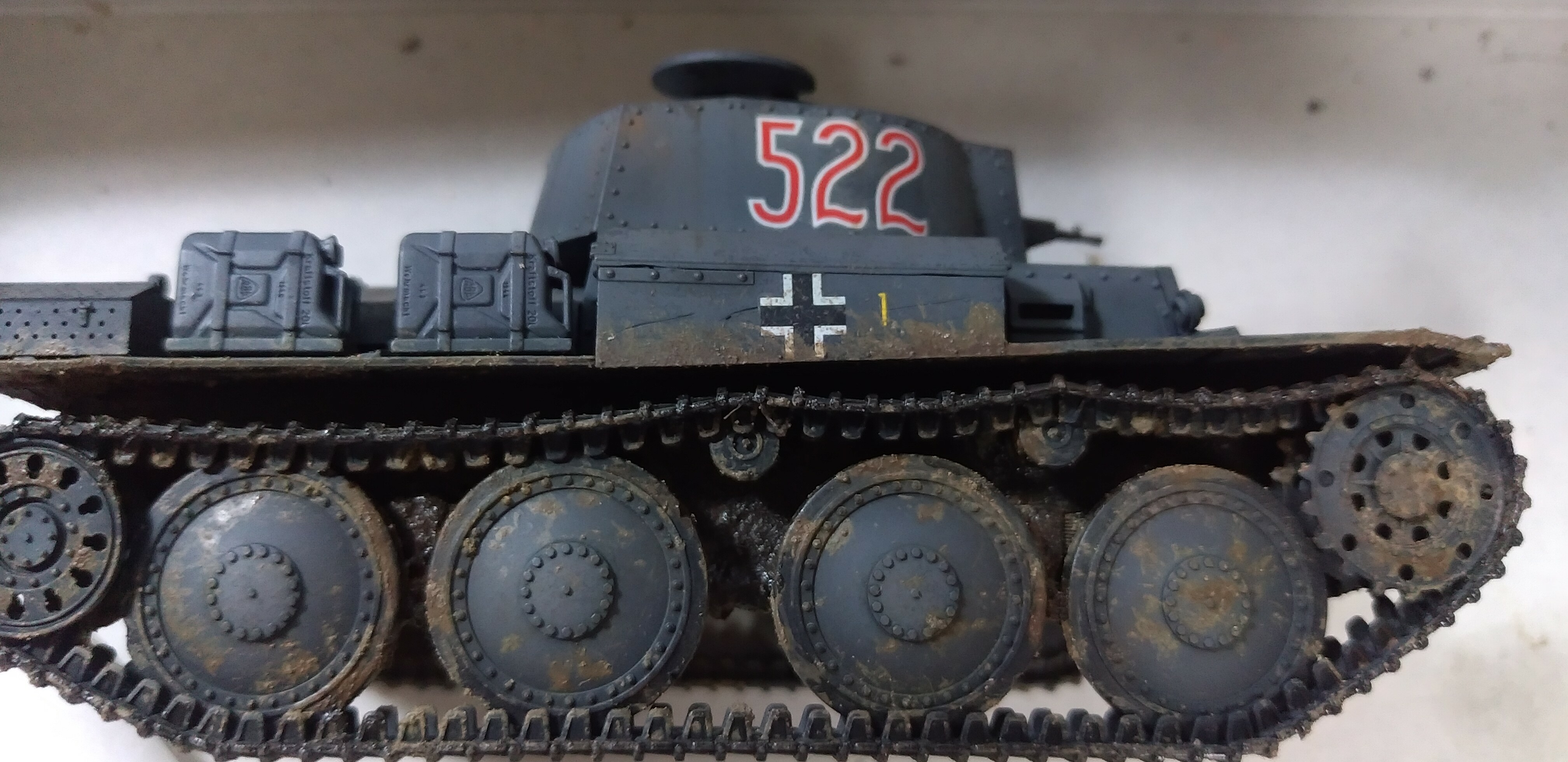 1/72 3Dプリント グリレ 駆逐戦車 泥汚れウェザリング仕様 完成品 1/72