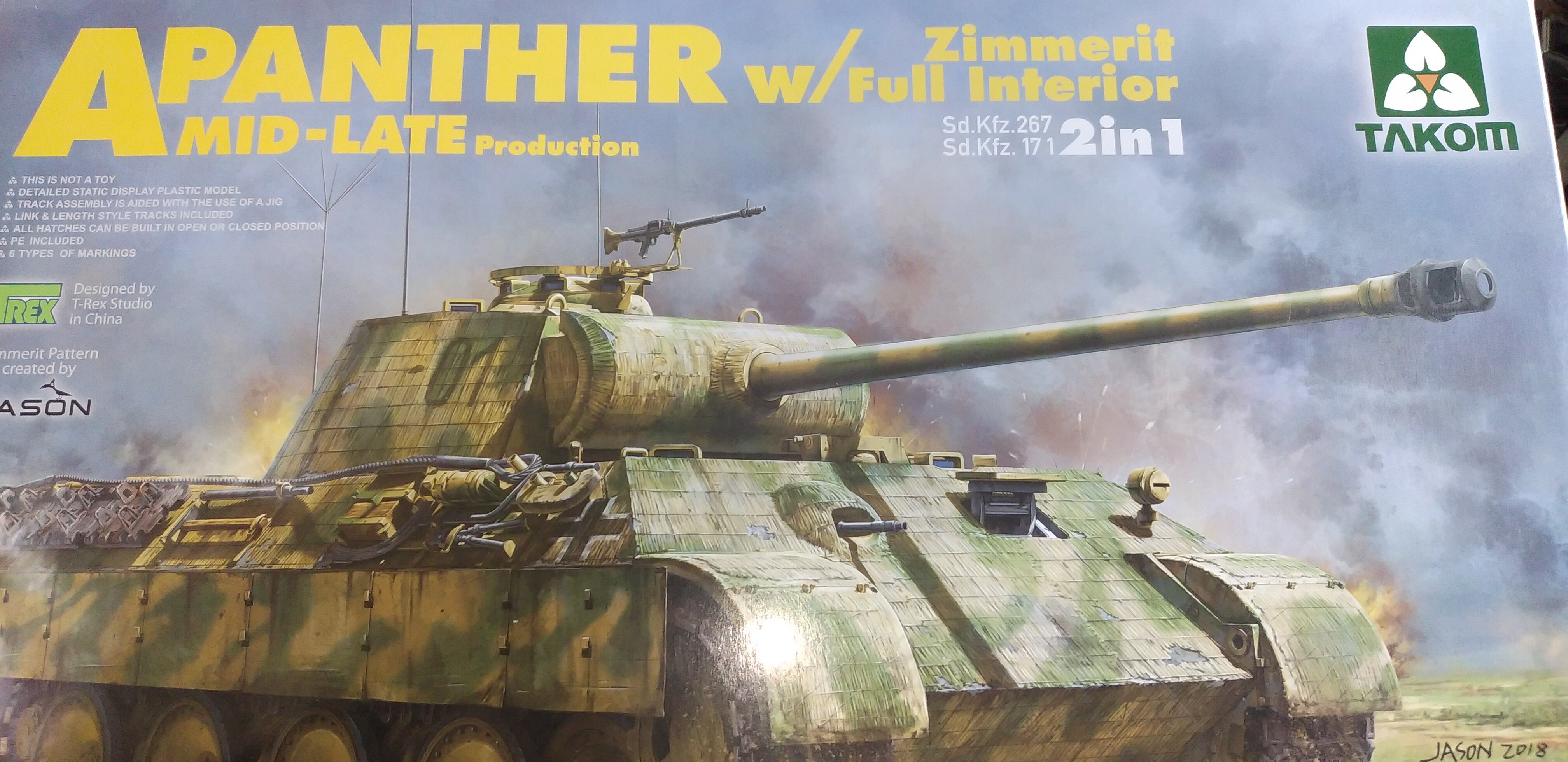 TAKOM パンサーD フルインテリアモデル1/35 Amazon | タコム 1/35 ドイツ軍 パンター D型 Sd.Kfz.171 後期型