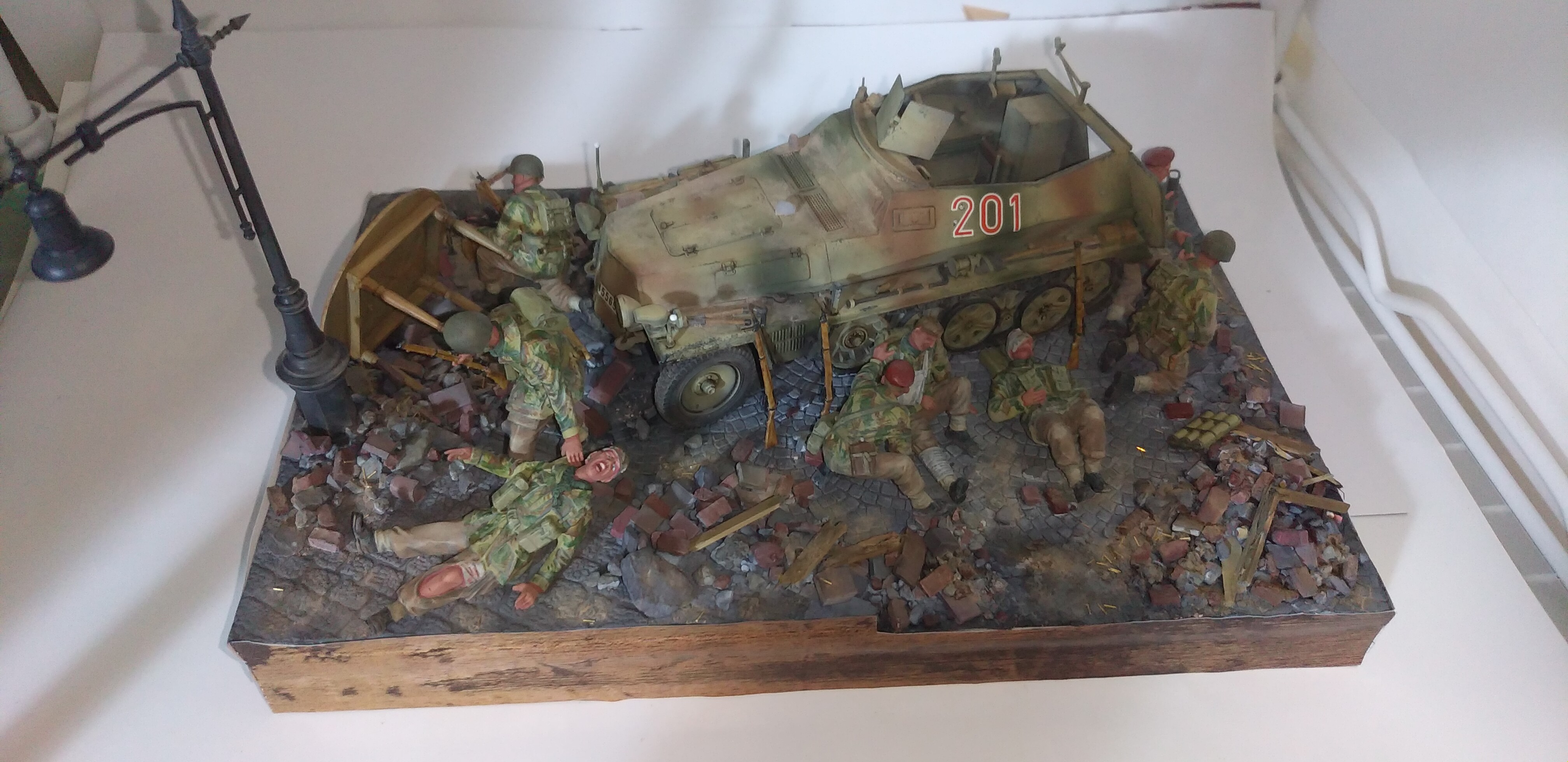 初心者向け】初めての簡単ジオラマ製作方法(アルンヘム 1944）～⑱