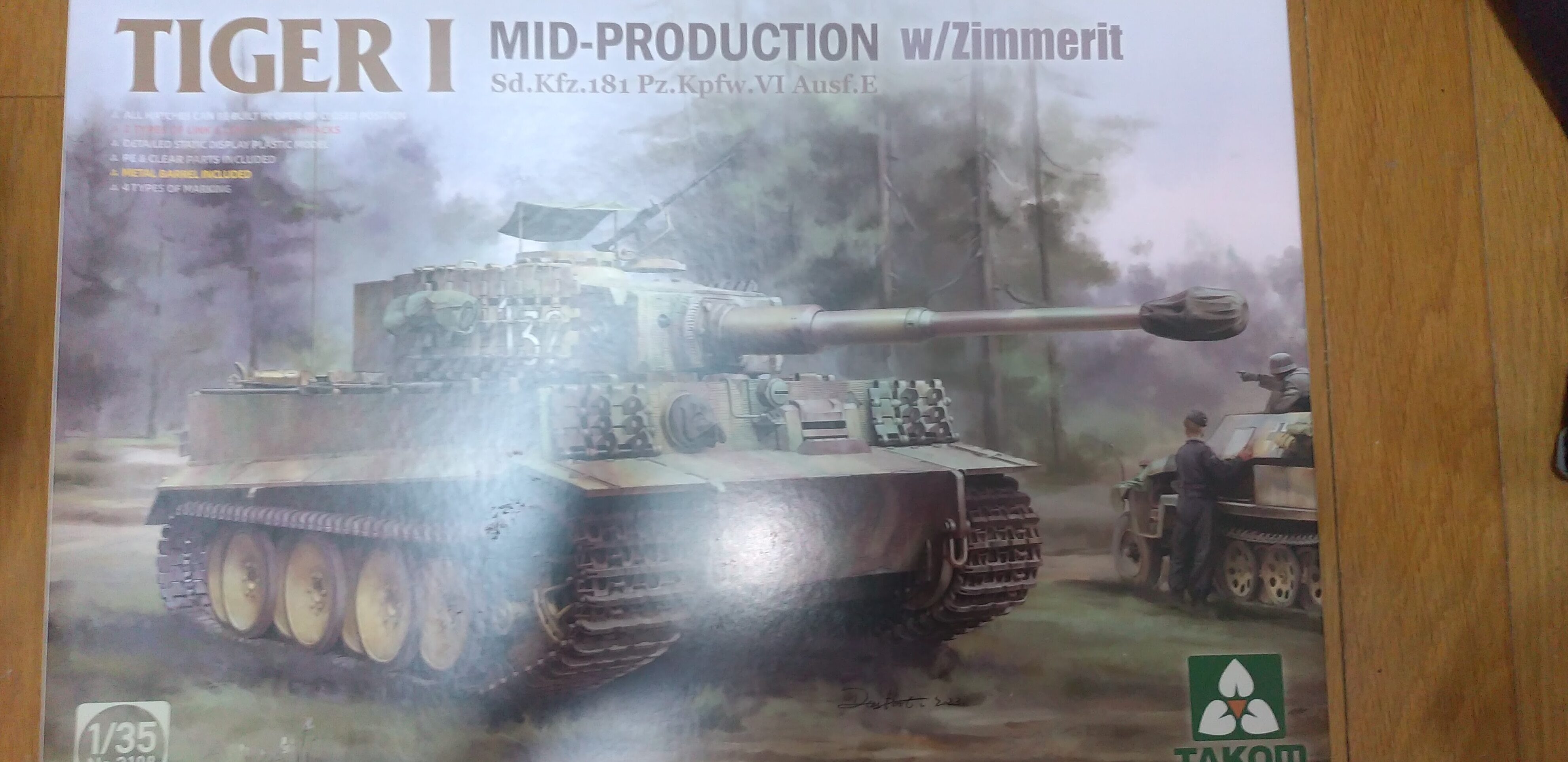 初心者向け】1/35戦車模型の細部塗装と仕上げ塗装の方法（タコム 1/35