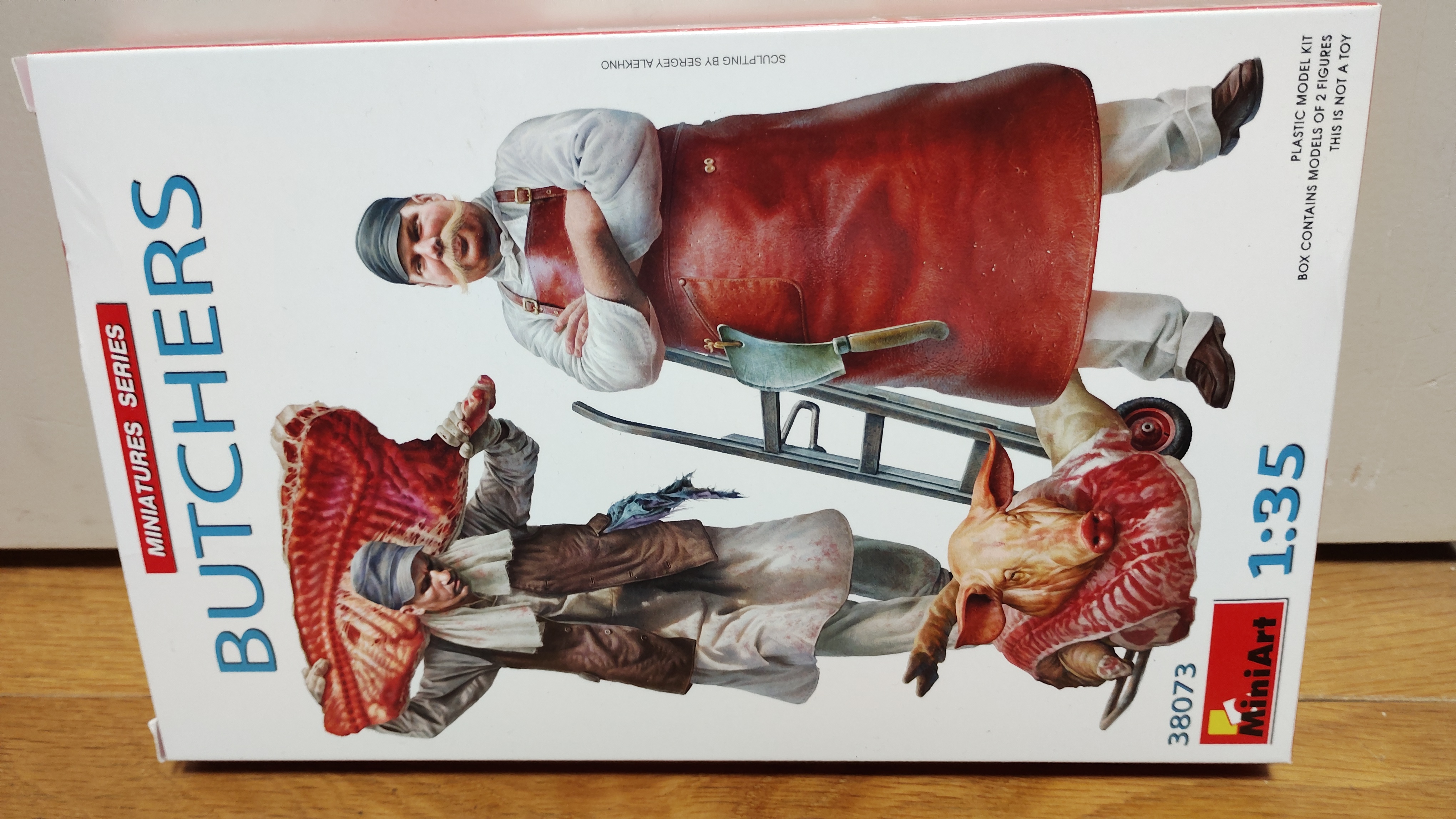 ミニアートの肉屋でジオラマを作る(ミニアート 1/35 肉屋)～①準備編