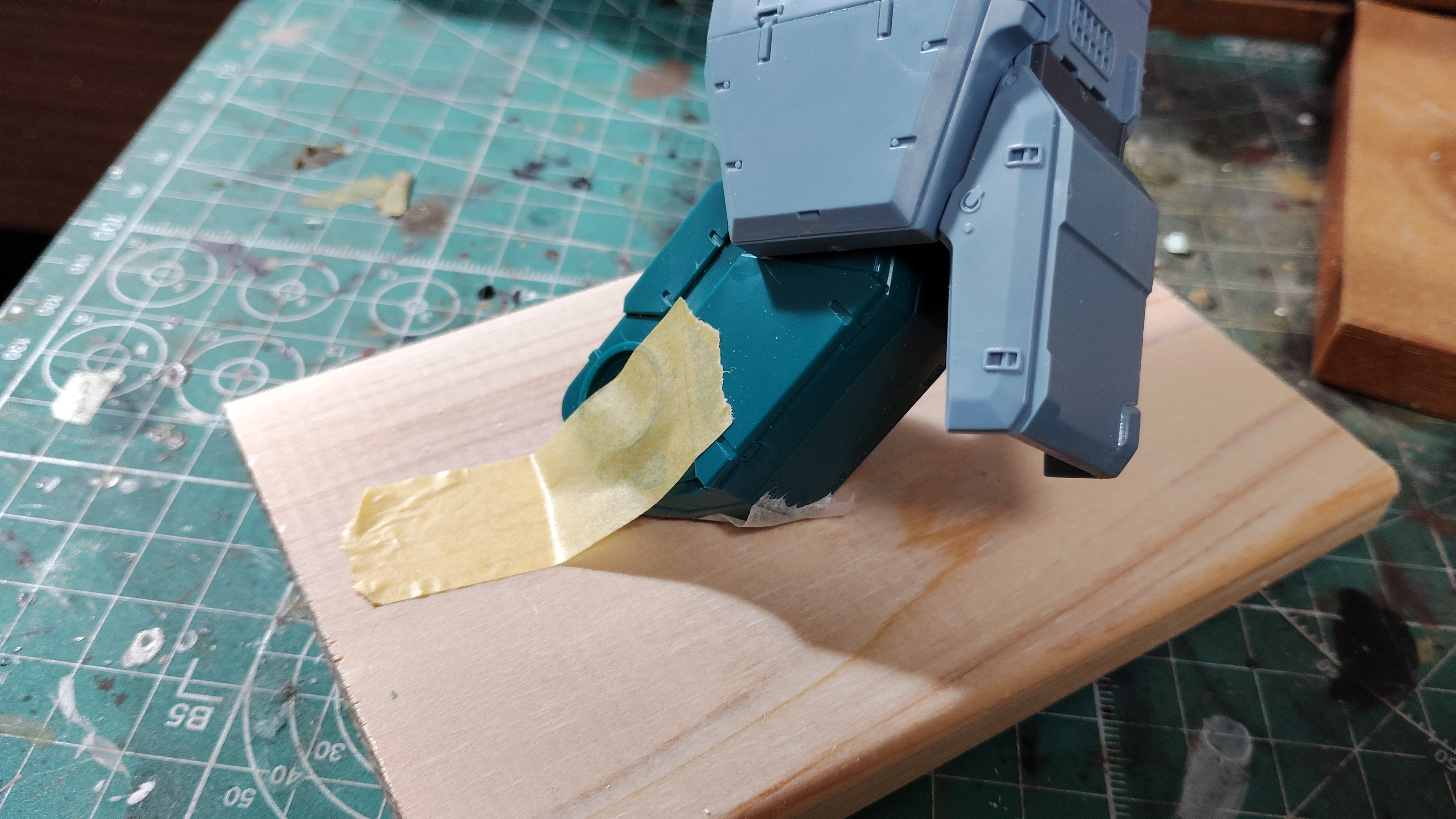 ガンプラで空中戦ジオラマを製作する(バンダイ 1/35 ワッパ)～④配置