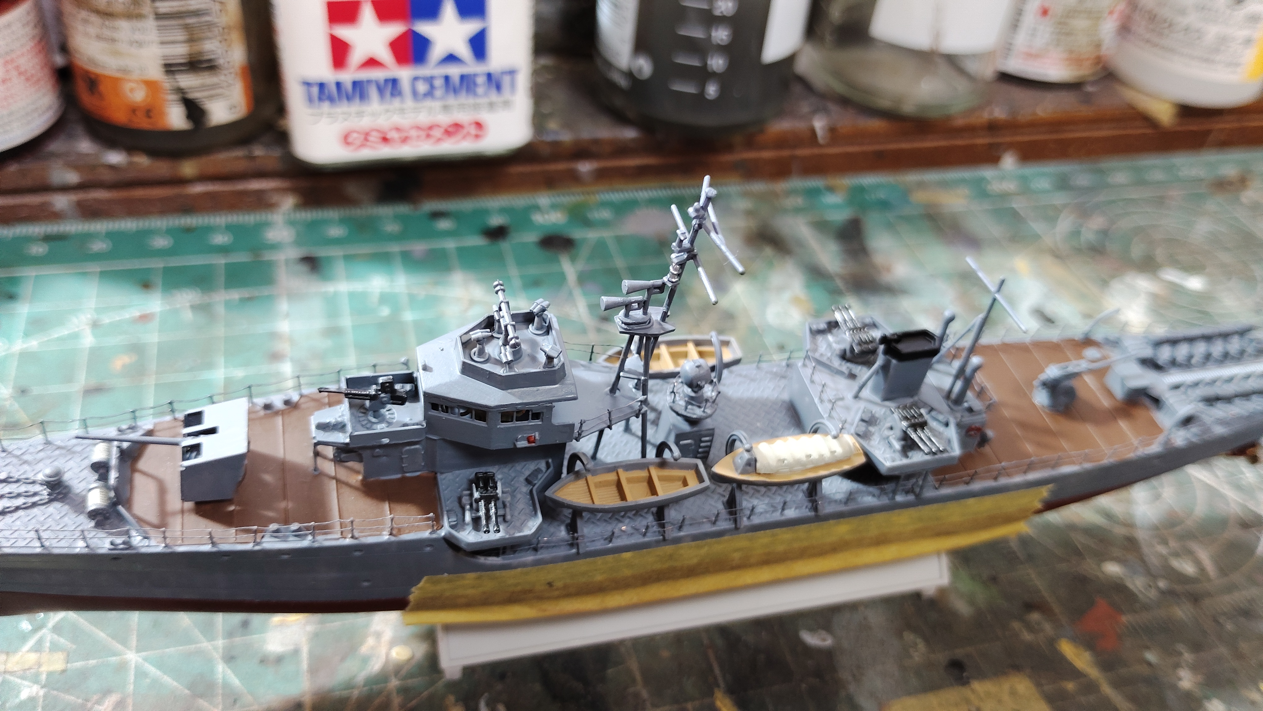 初心者向け】1/350艦船模型を気軽に製作してみる(ピットロード 1/350