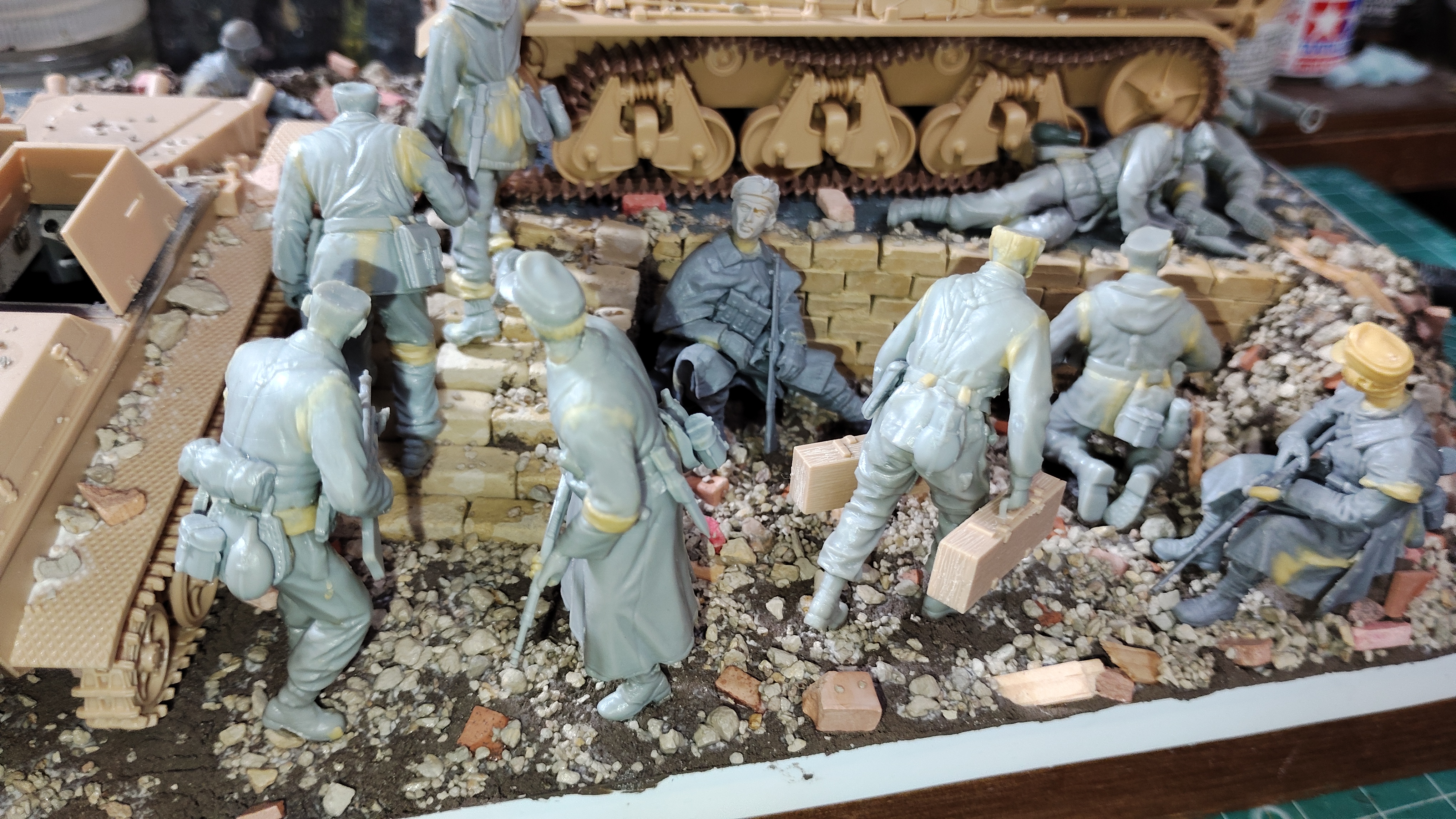 ドンキホーテ　ジオラマ自作　制作中 初心者向け】コンテストに出しみよう！(市街地ジオラマ製作方法)～⑪